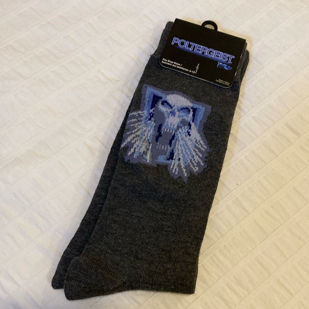Poltergeist grey socks fits 6-12 new